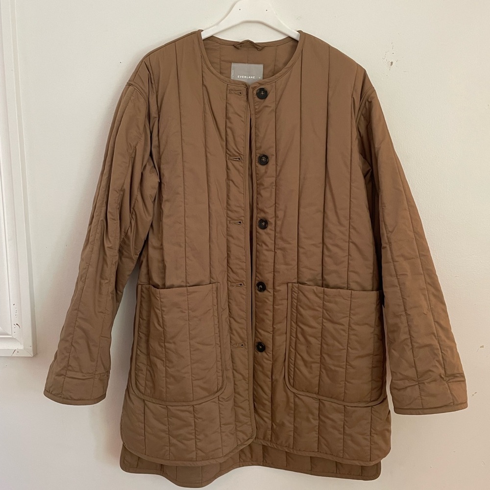 Sold! Everlane quilted coat medium